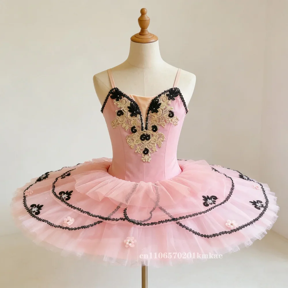 Pink Carnival Variations Children's Ballet Costumes Girls Ballet Tutu Skirt Professional TUTU Skirt Adult Ballet Skirt