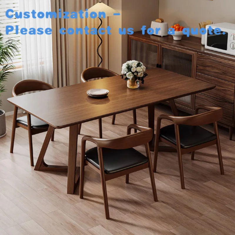 

custom.Modern Solid Wood Dining Table and Chair Set Mall School Living Room Hotel & Coffee Shop Restaurant Furniture Design