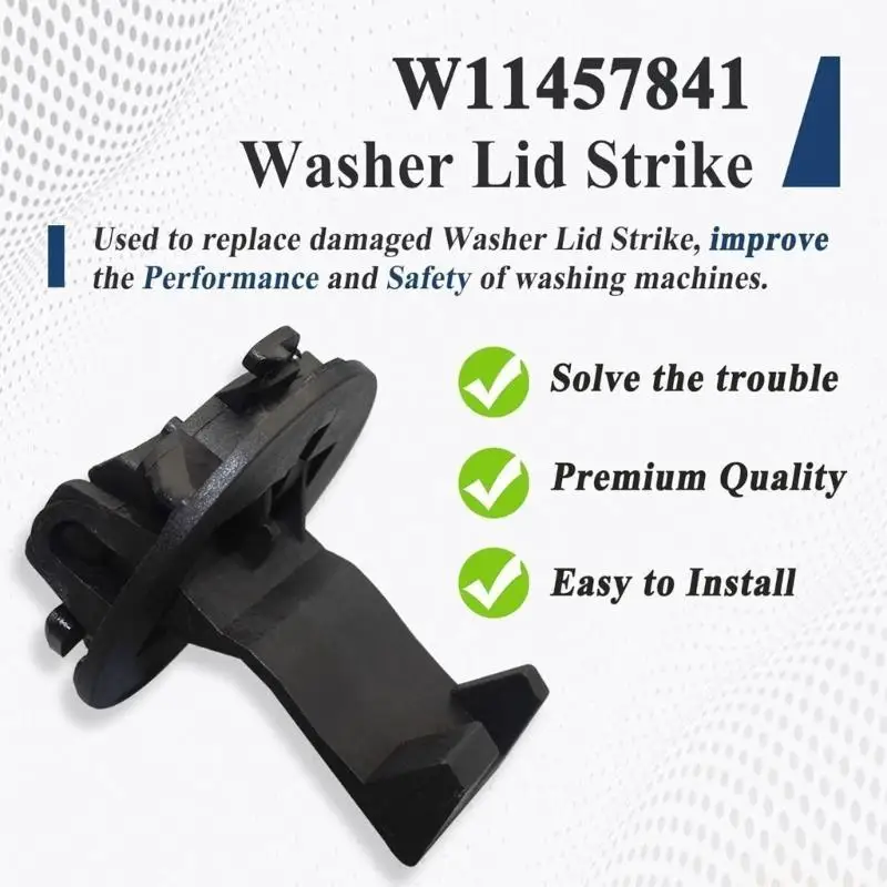 D0AB 2Pcs Washing Machine Accessories Door Lock Replace Latches for Laundry Appliance Practical Washer Replacement Parts