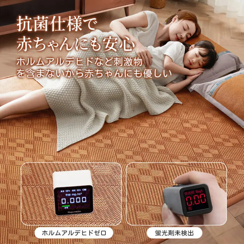 Single Thickened Floor Sleeping Mat Dual-Purpose Tatami Mattress Summer Single Rattan Mat Summer Cool Mat