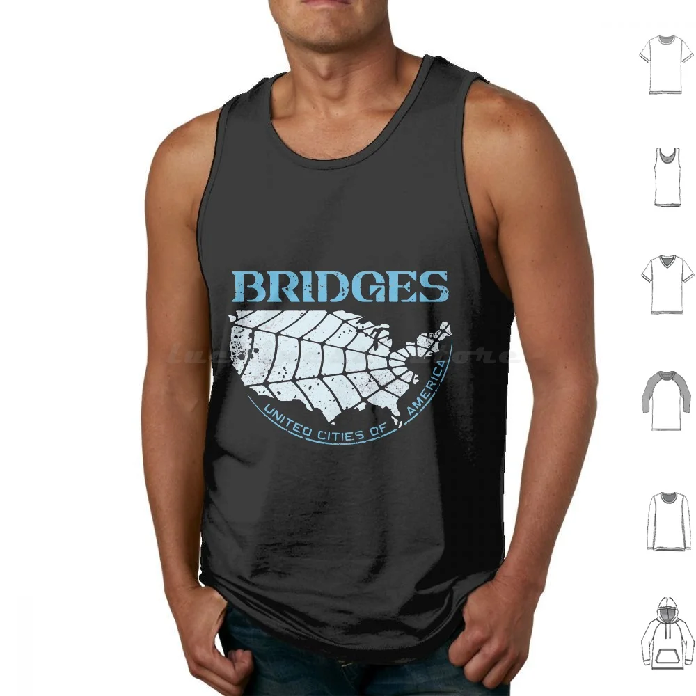 

Классическая футболка Bridges V3 Aged (Death Stranding) Майки Жилет без рукавов Bridges V3 Aged Death Stranding Classic