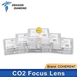 II-VI ZnSe USA Focus Lens Dia.19.05/20mm FL 50.8/63.5/76.3mm 2.5mm For CO2 Laser Engraving Cutting Machine High Powerful