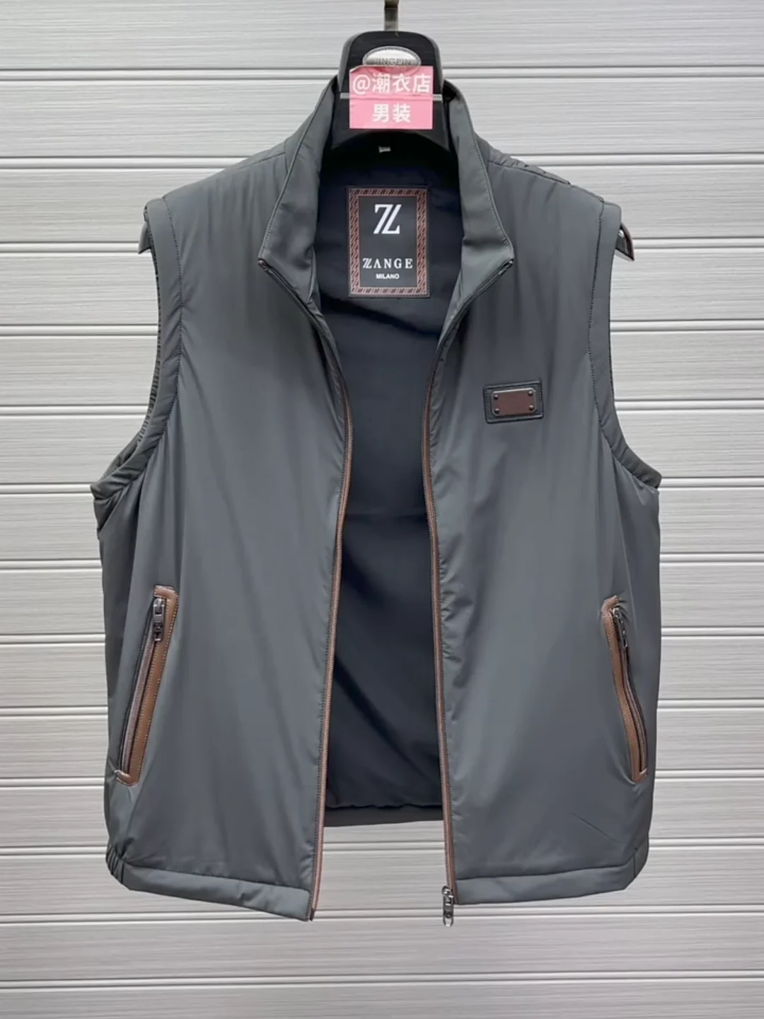 

Стильный мужской жилет с воротником-стойкой 527, деловой повседневный стиль, модный, универсальный, высокого качества, новый, осенний сезон, для молодежи, на каждый день