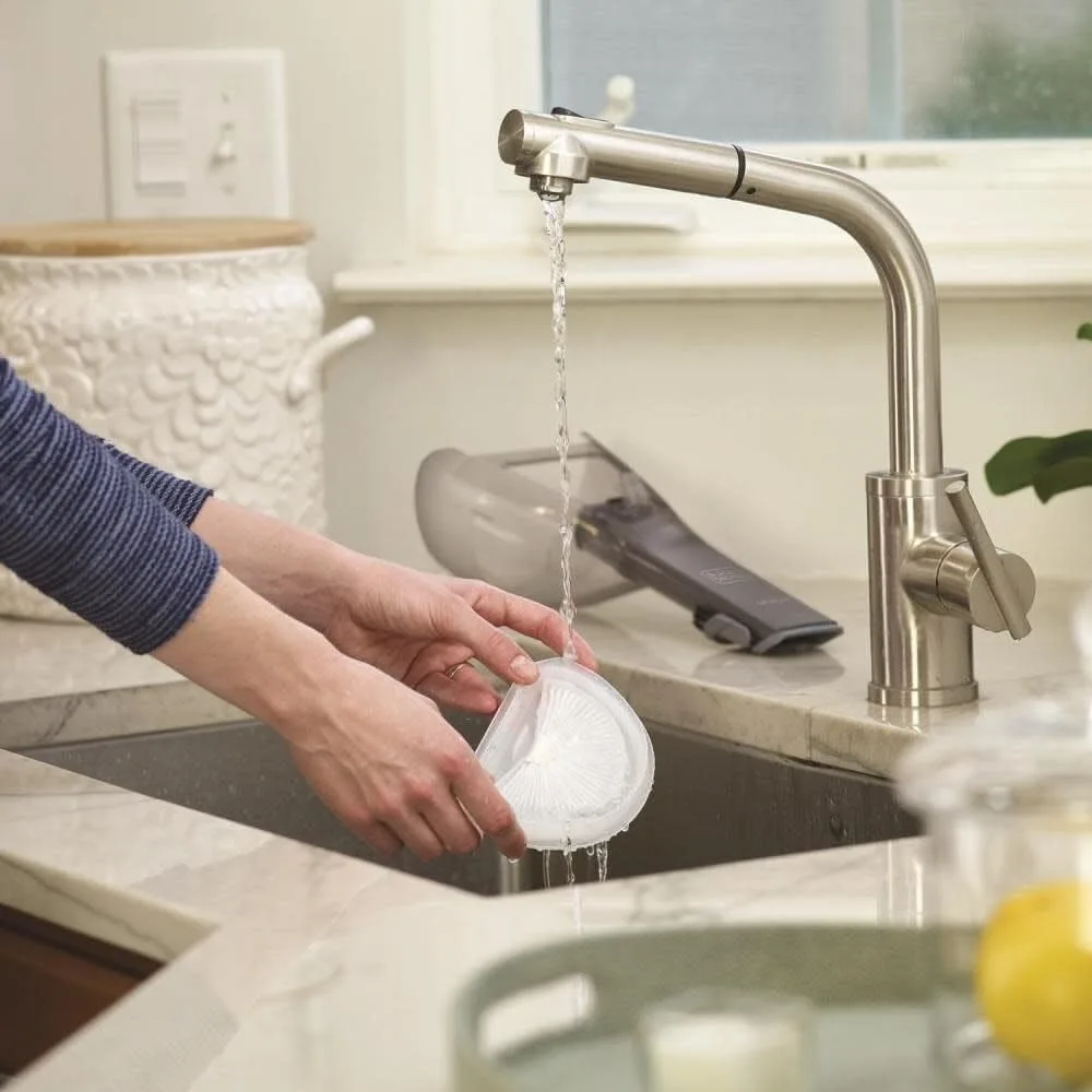 مكنسة بلاك اند ديكر dustbuster AdvancedClean اللاسلكية المحمولة، مكنسة المنزل والسيارة (HLVA315J22) #4