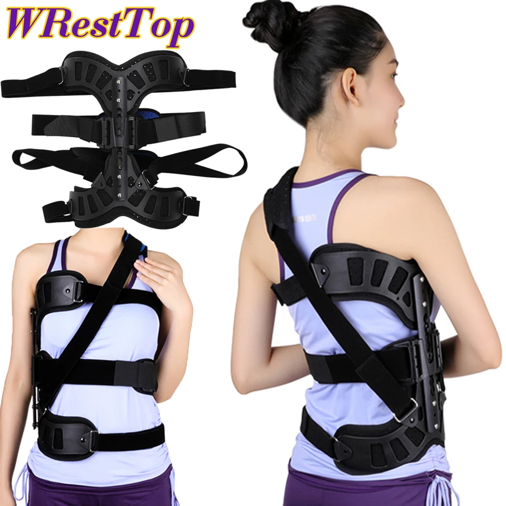 Adjustable Scoliosis Posture Corrector Spinal Auxiliary Orthosis for Back Postoperative Recovery Unisex Men and Women Adults