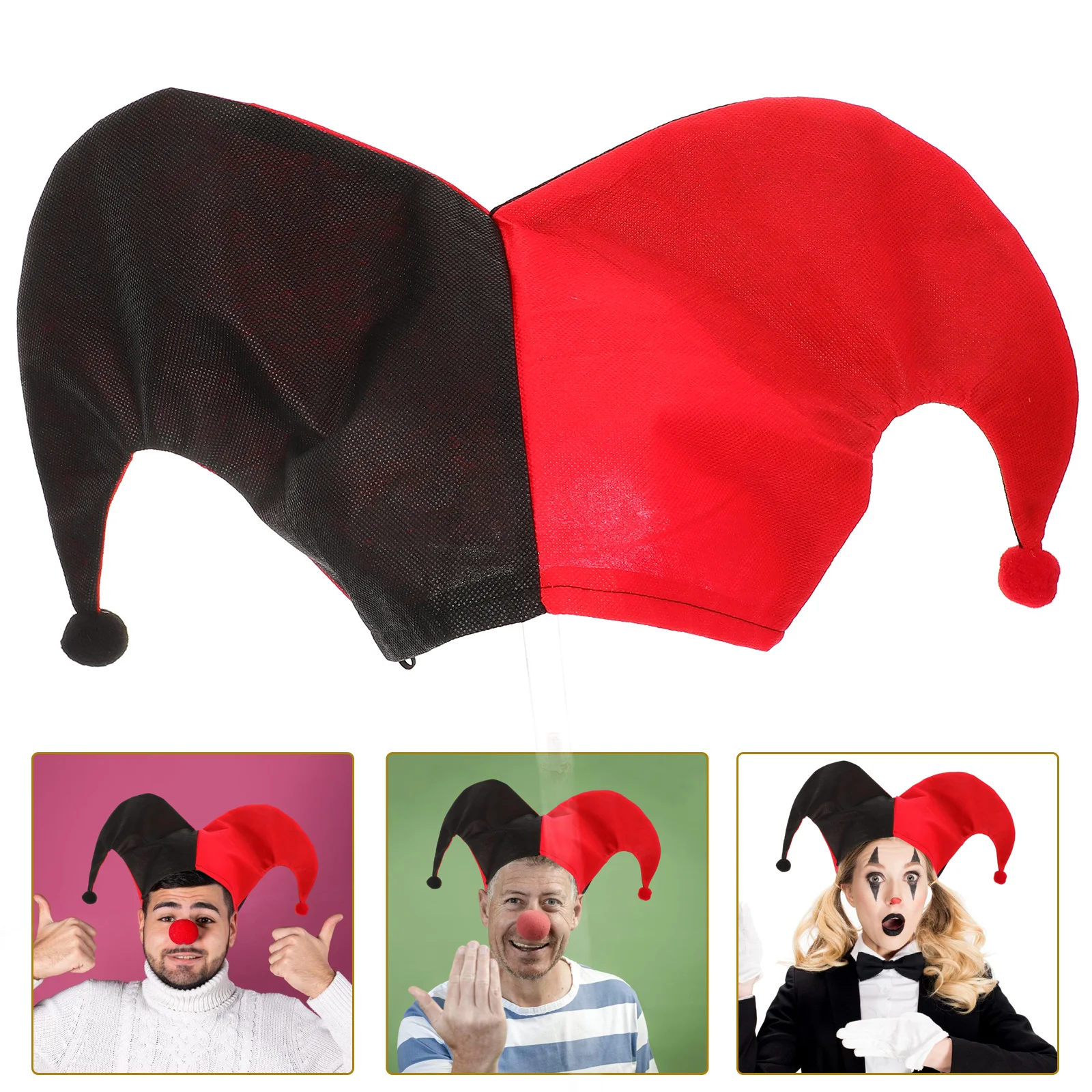 Circus Hat Costume Clown Cosplay Accessories Party Carnival Hats Headset Palace Cloth