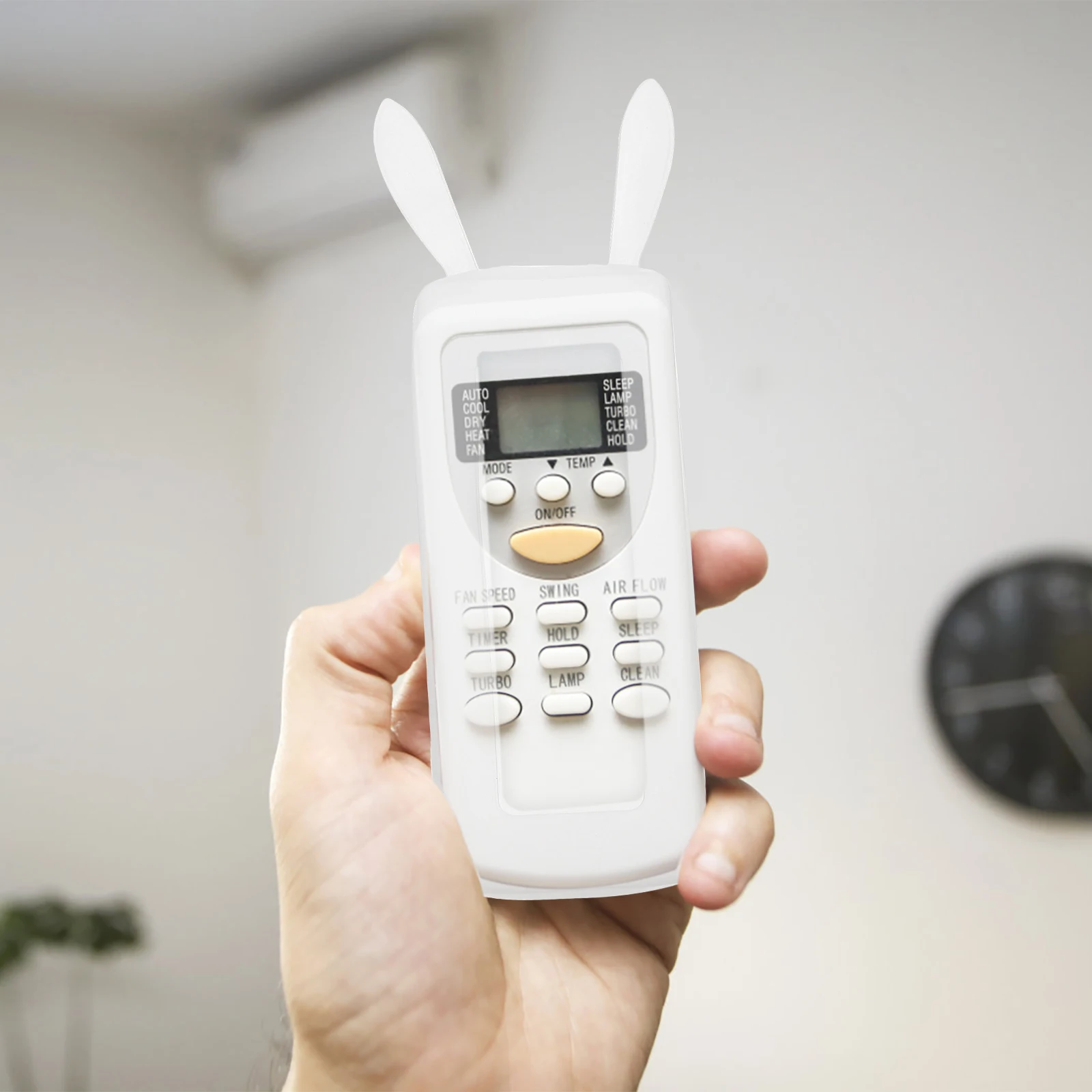 

4pcs Rabbit Remote Cover Adorable Silicone Protector For Controller Glow In The Proof Shatterproof Remote