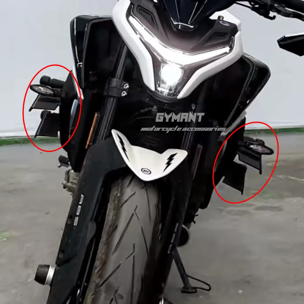 Fit For CFMOTO 675NK Side Wing Side spoiler FRONTAL SPOILERS For CFMOTO 675 NK 2024 2025 2026 Front spoiler Lower spoiler flank