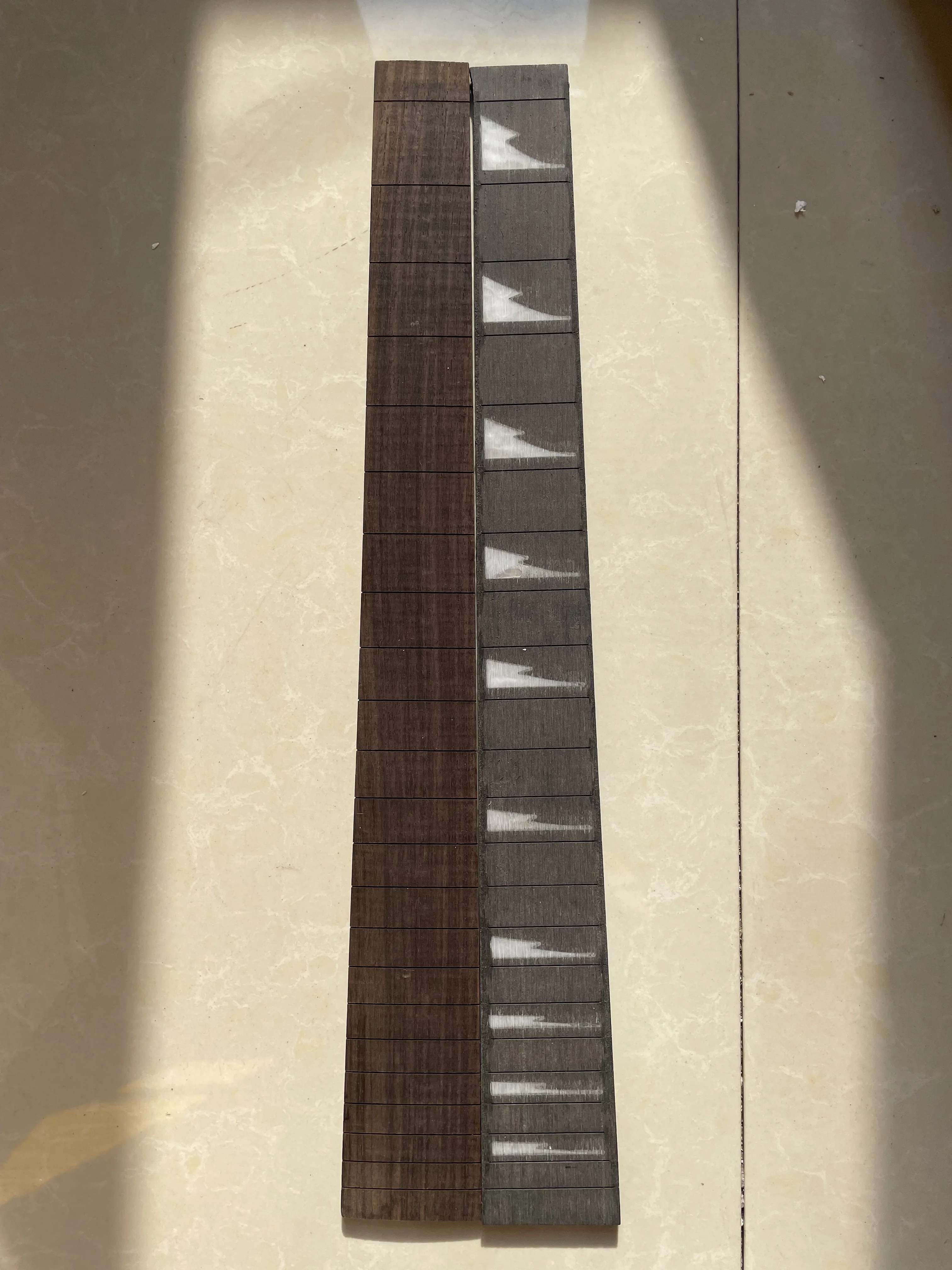 Guitar Neck Parts DIY 22 Fret Fretboard for 25.5 Inch Neck Comfortable Smooth Delicate Rosewood Neck Guitar Fingerboard Tool