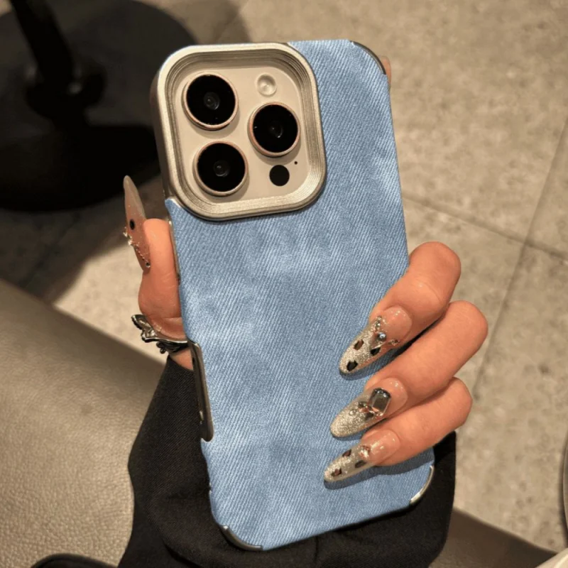 Luxuriöse PU-Leder-Silikon-Handyhülle mit Cowboy-Muster für iPhone 16 15 14 Plus 13 12 Pro Max, stoßfeste Stoßstange, weiche Abdeckung