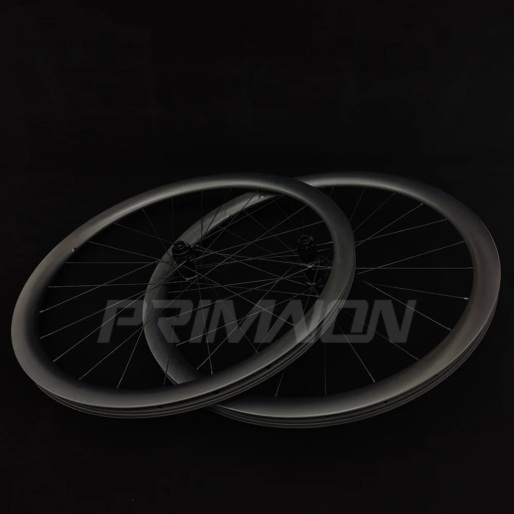 PRIMWON R310 Disc Brake Hub 30mm Width Carbon Wheelset Tubeless Symmetric Asymmetric Gravel Bike Wheels  Ratchet Hook Hookless