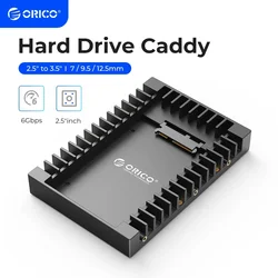 ORICO Hard Drive Caddy 2.5 to 3.5 Support SATA 3.0 To USB 3.0 6Gbps Support 7 / 9.5 /12.5mm 2.5 inch SATA HDDs and SSDs (1125SS)