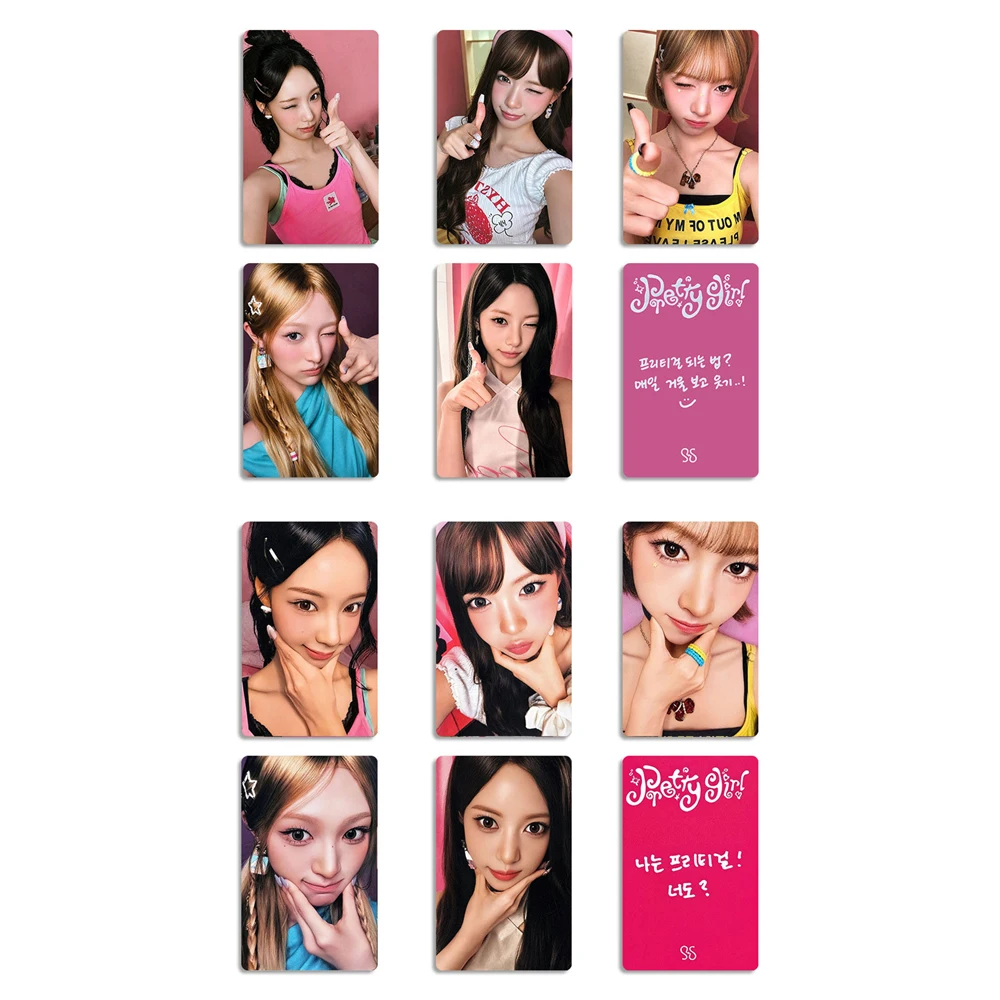 Новинка: Глянцевые фотокарточки RESCENE Pretty Girl Album с Минами Мэй Вони в корейском стиле, модные ломо-карточки, коллекционные открытки для фанатов