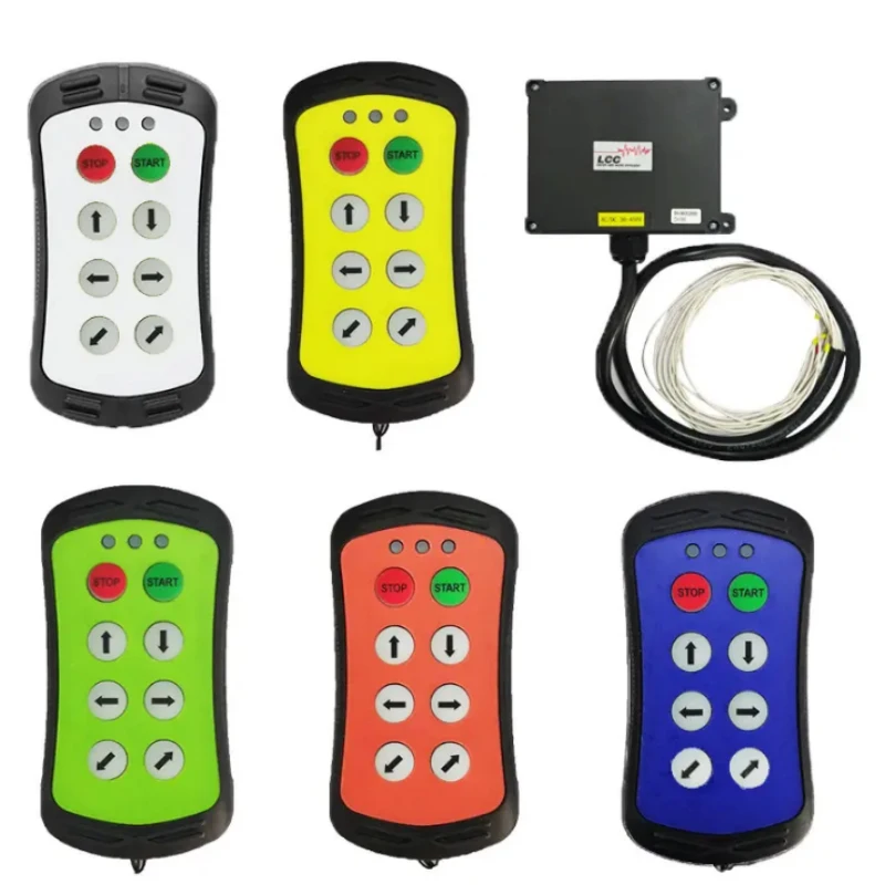 A600 DC10-30V 6 Channel Button Dump Trailer Remote Truck Ramp Winch Radio Industrial Wireless Crane Remote Control
