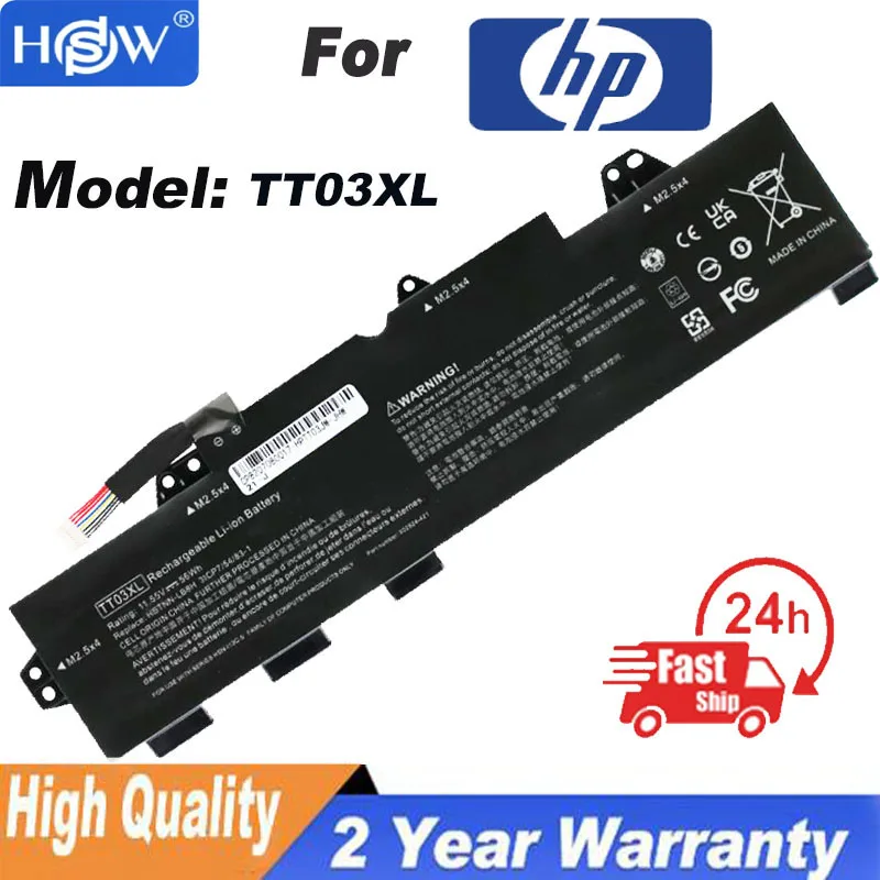 

TT03XL Battery For HP EliteBook 850 G5 G6 For HP ZBook 15U G5 G6 HSTNN-UB7T HSTNN-LB8H DB8K 932824-2C1 933322-855 56WH