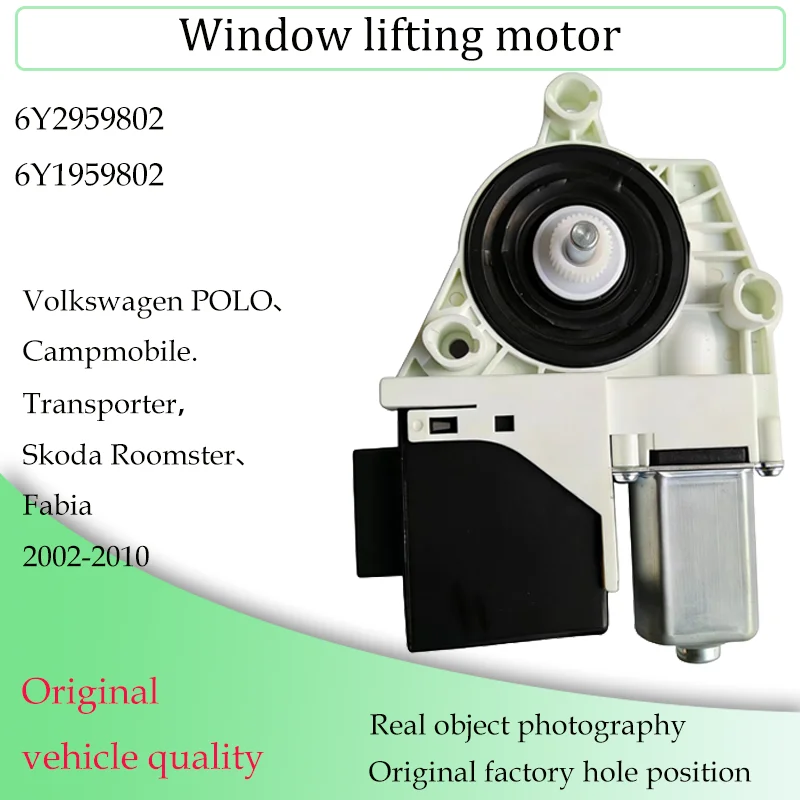 Authentiek VW Transporter Polo Roomster Skoda Fabia 2006-2010 raamheffermotor 6Y1959801 6Y2959801 6Y2959802 6Y0959811 6Y0959812