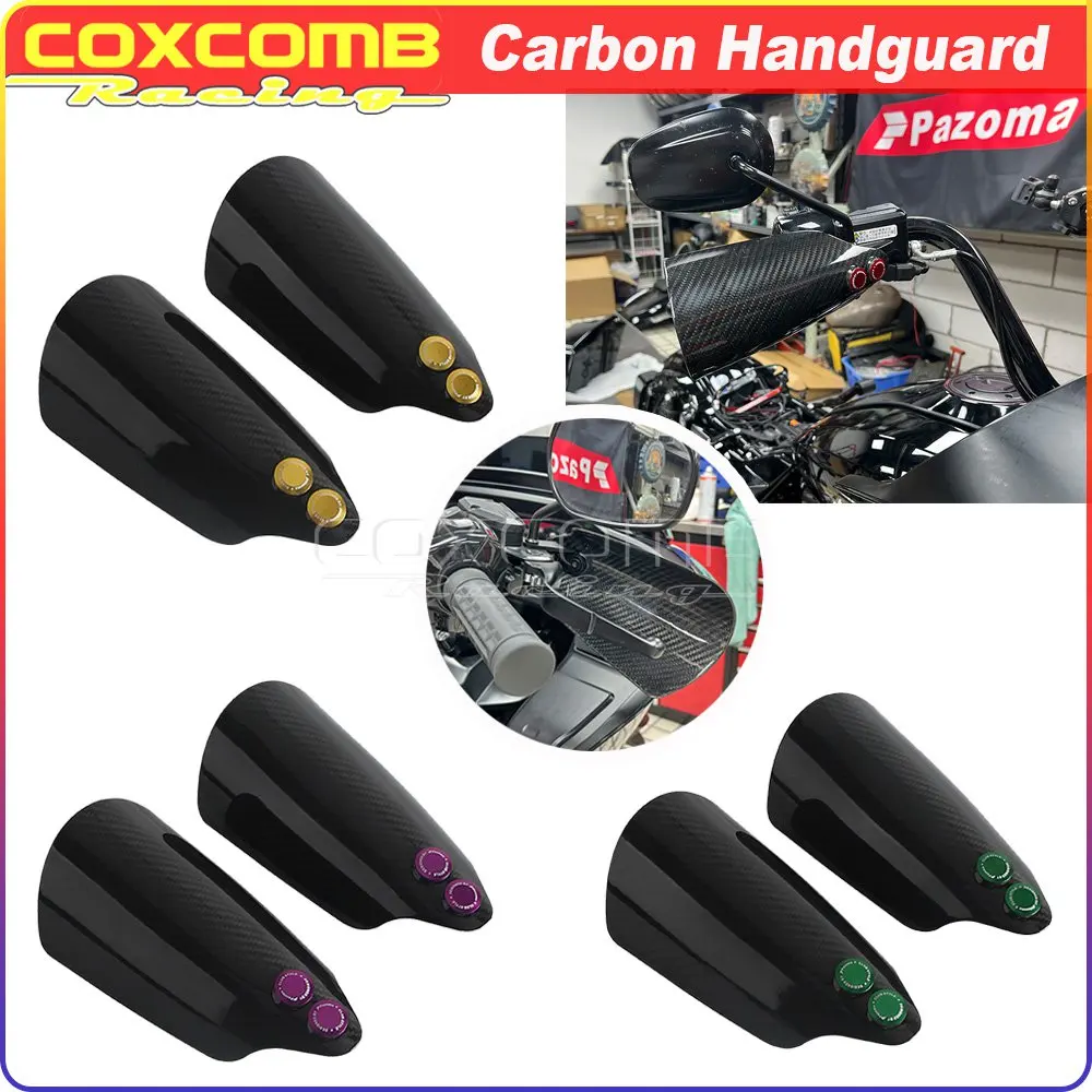 Ручное лобовое стекло, тормозная защита, карбоновая защита для мотоцикла для Harley Touring FLTRXS FLTRX FLTRK FLTRKSE FLTRXST FLHTK CVO