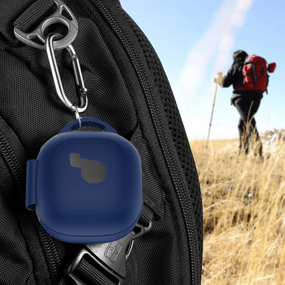 

Силиконовый чехол с карабином, противоударный портативный чехол, передний светодиодный и логотип, видимый чехол для Anker Soundcore P40i, чехол