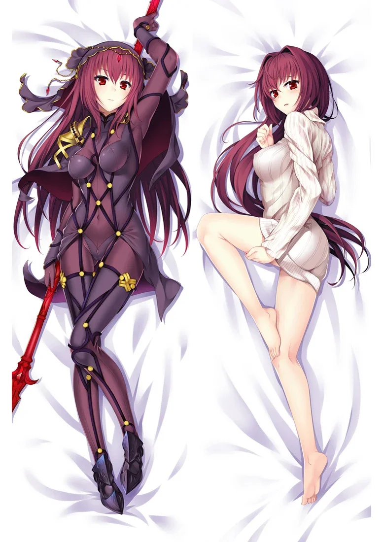 Anime Decor Fate/Grand Order Sgathaich Dakimakura Waifu Pillowcase 2-Side Print Pillow Case Hugging Body Cushion Cover Otaku