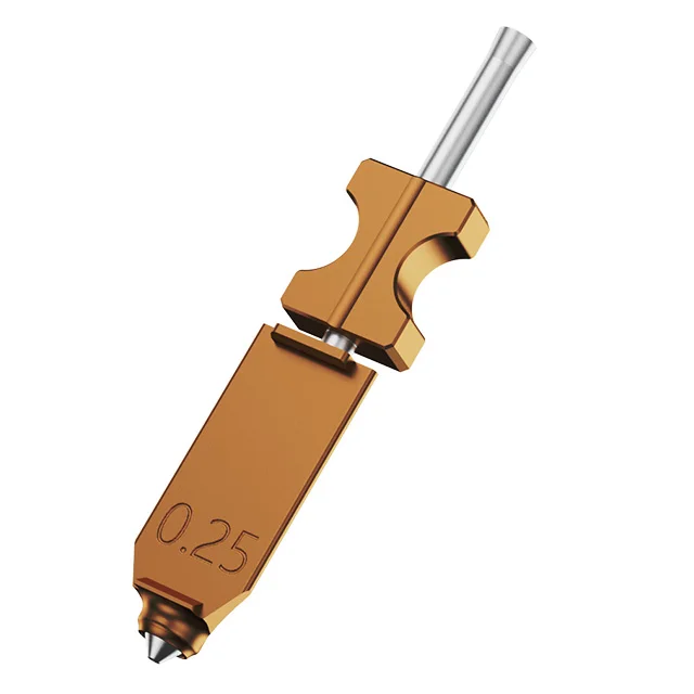 3D Printer AD5X Nozzles: 0.25mm, 0.4mm, 0.6mm, 0.8mm.