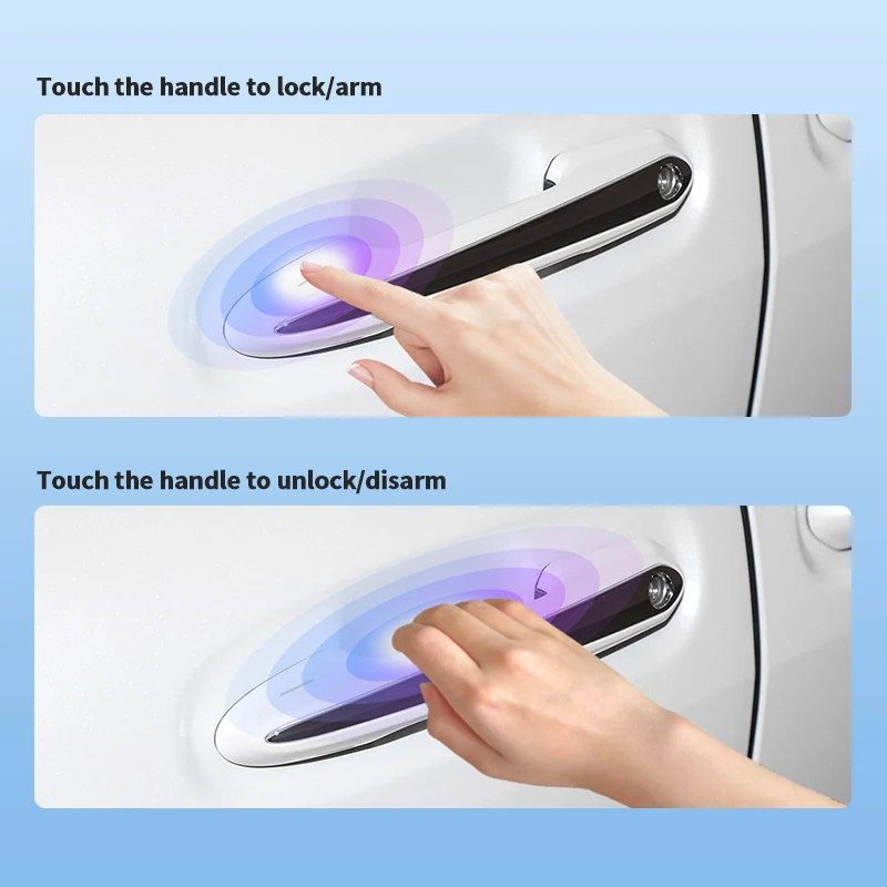 EASYGUARD Comfort Access Touch Door Handle Keyless Entry System Fit for Toyota Sienna with OEM Push to start only view 2