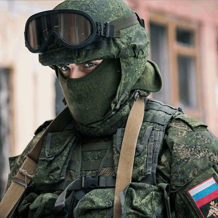 Russian military special forces fully wrapped headgear male hair mask