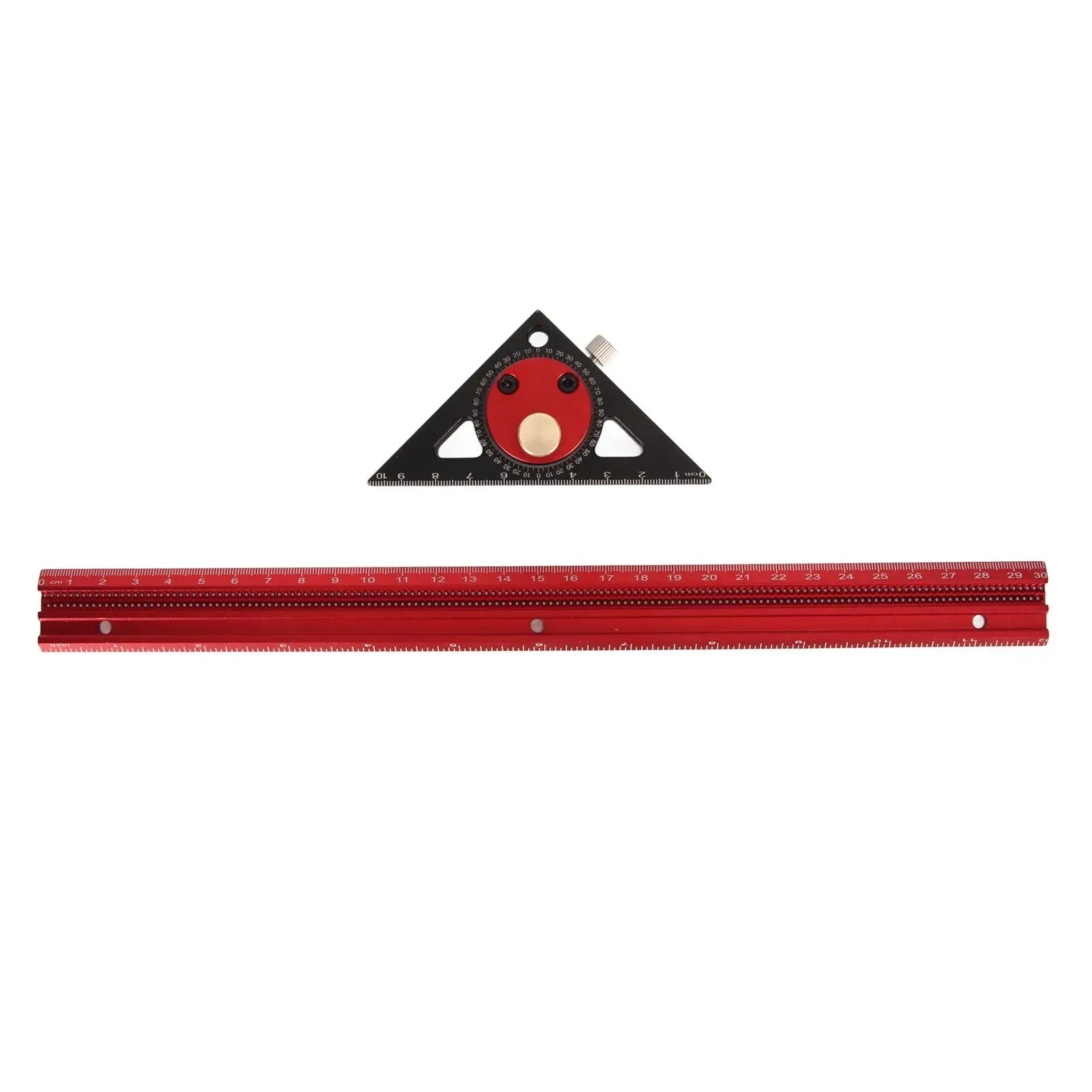 

Ergonomic Aluminum Alloy Hole Ruler - Lightweight Accurate Angle & Positioning Tool for Woodworking & for industrial Use