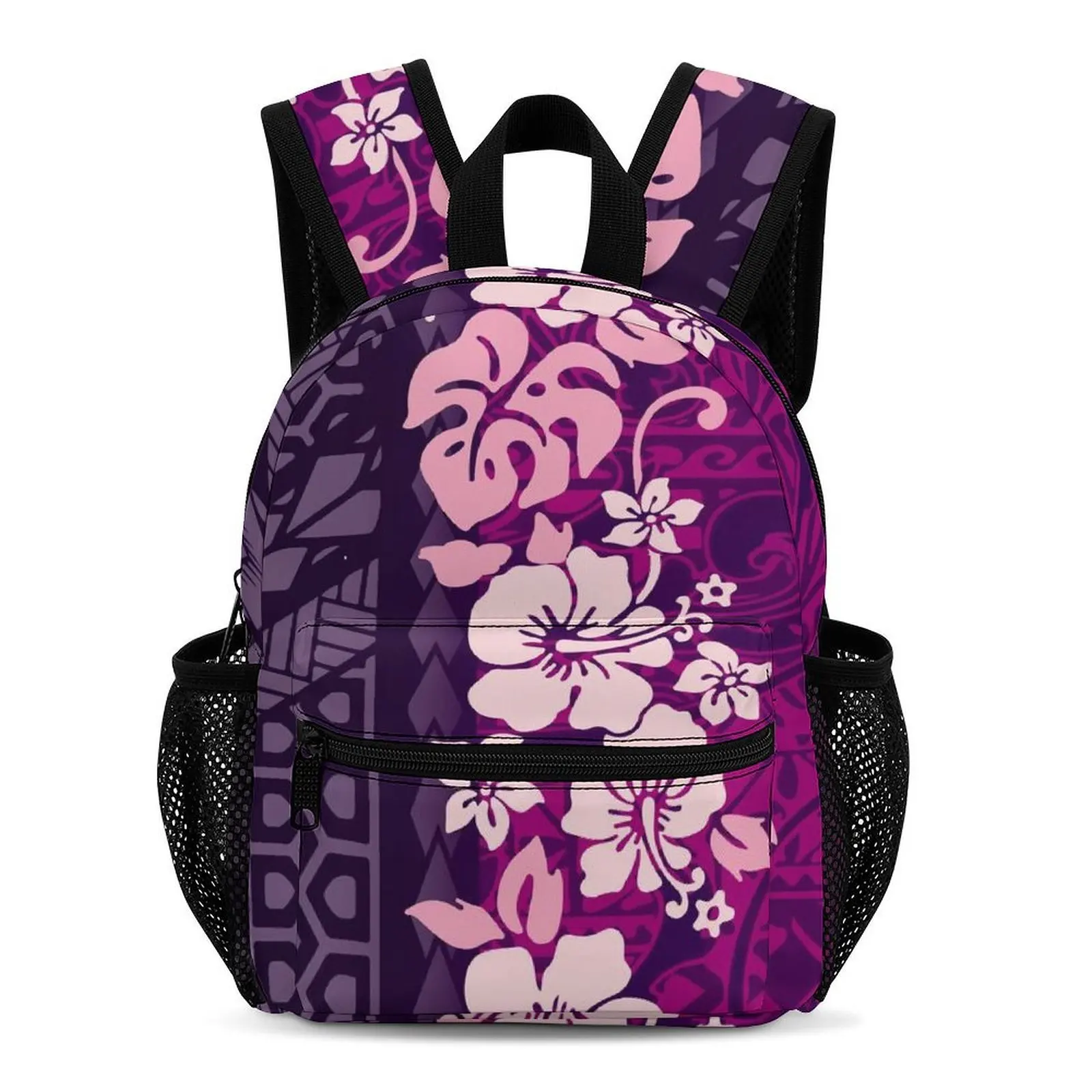 حقيبة مدرسية للأطفال الصغار للبنين والبنات حقيبة مدرسية مطبوعة على الطراز البولينيزي متوفرة بأنماط قابلة للتخصيص #2