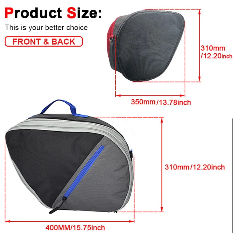 New Motorcycle Accessories For Yamaha TRACER 900 GT Suitcases Inner Bags Toolbox Tail Box Pannier Saddlebag For Tracer 9 / 900