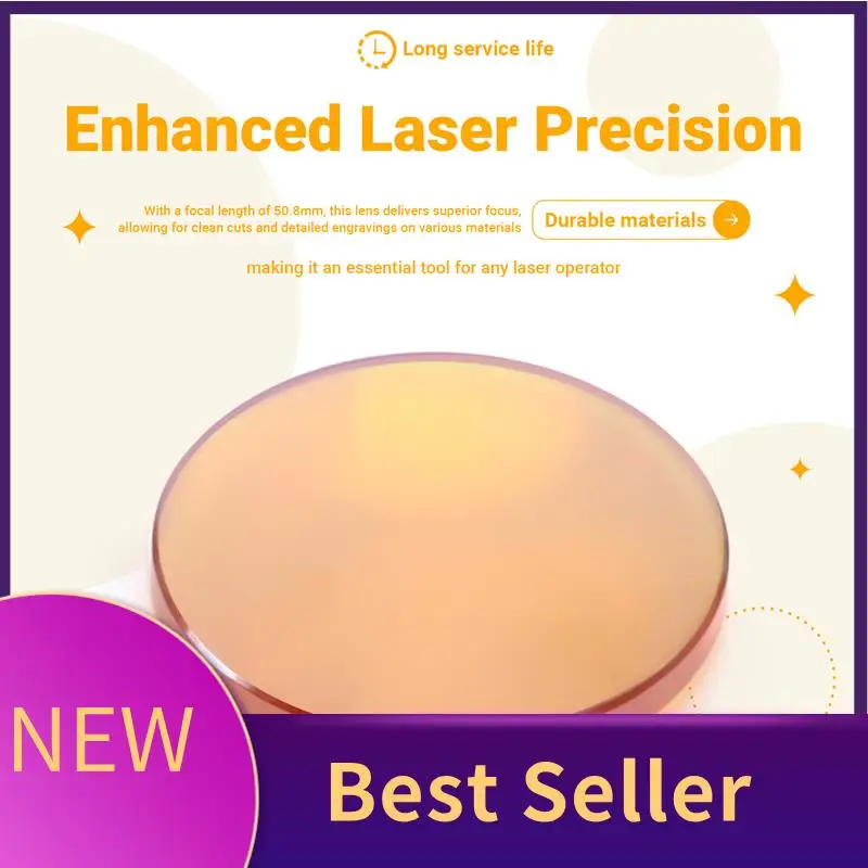 

ABLU-Focus Lens 20Mm FL 50.8Mm For 0-200W CO2 Laser Engraving Cutting Machine