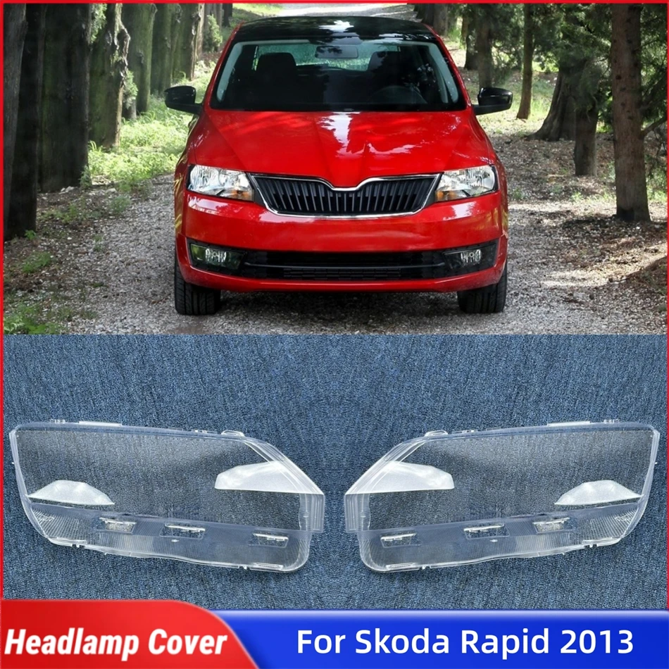 

Для Skoda Rapid 2013: Накладки на фары, защитные колпаки, крышки для передних фар, рассеиватели, корпуса фар