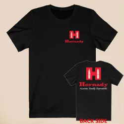 Hornady Ammunition Gun Firearm Men's Black T-Shirt Size S-5XL