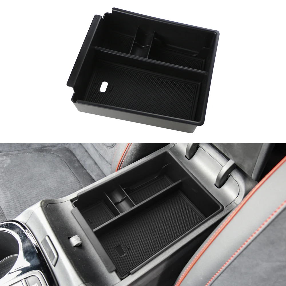 For Hyundai Tucson NX4 2021 - 2024 AT Car Armrest Storage Box  Center Console Tray Holder Storage Box Organizer Accessories