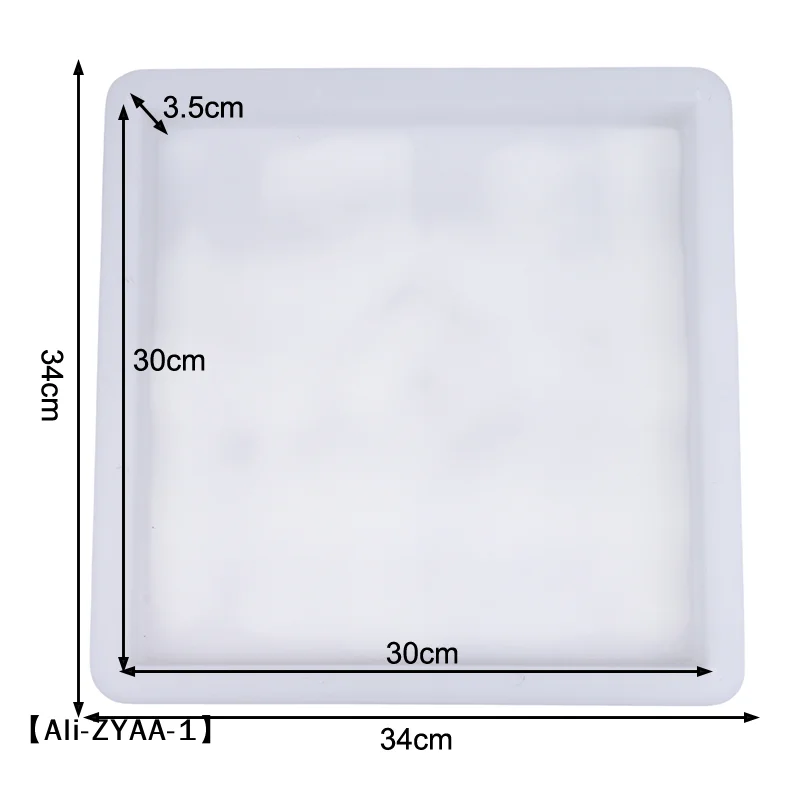 【A】DIY Practical Path Lawn Paving  Brick Mold Garden Courtyard Stone Road Concrete Pavement Walk Maker Mold Imitation Tools view 6