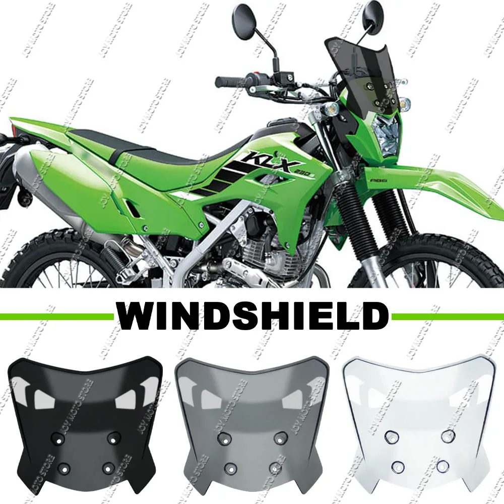 For KLX230 Motorcycle Universal Windscreen Windshield Covers Screen