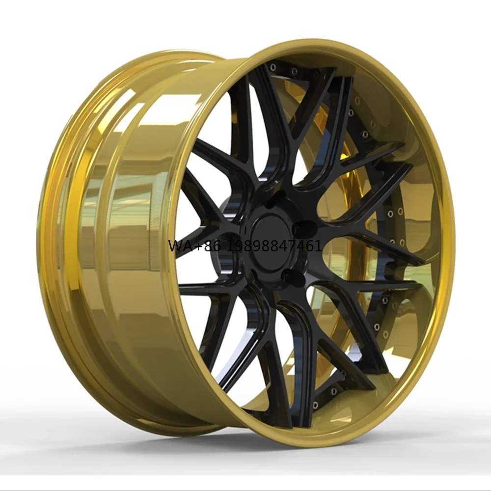 

2 Piece Wheels Custom 20 21 22 Inch Forged Wheels Brushed Deep Concave Alloy Rims