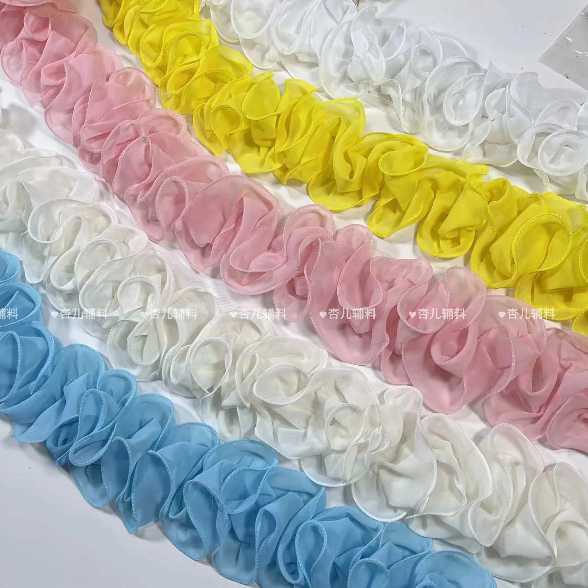 

90 см белый хаки кремовый шифон плиссированная кружевная бейка ткань с рюшами для танцевального платья юбка аксессуары головные уборы материалы для украшения