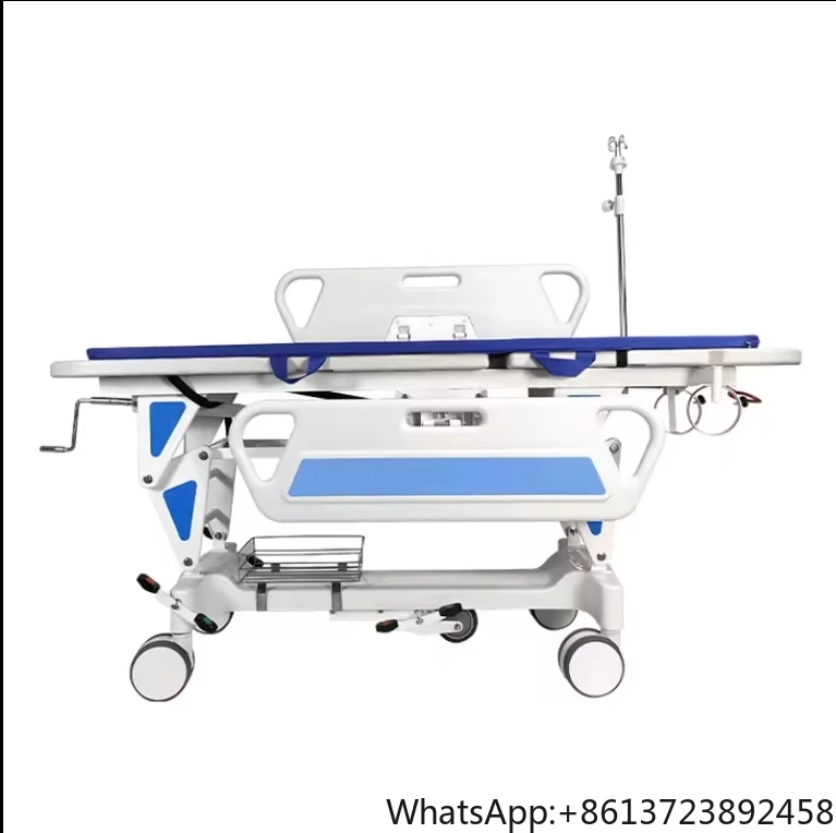 

Factory Wholesale Medical Transport Stretcher Transfer Trolley Hospital Bed for Emergency