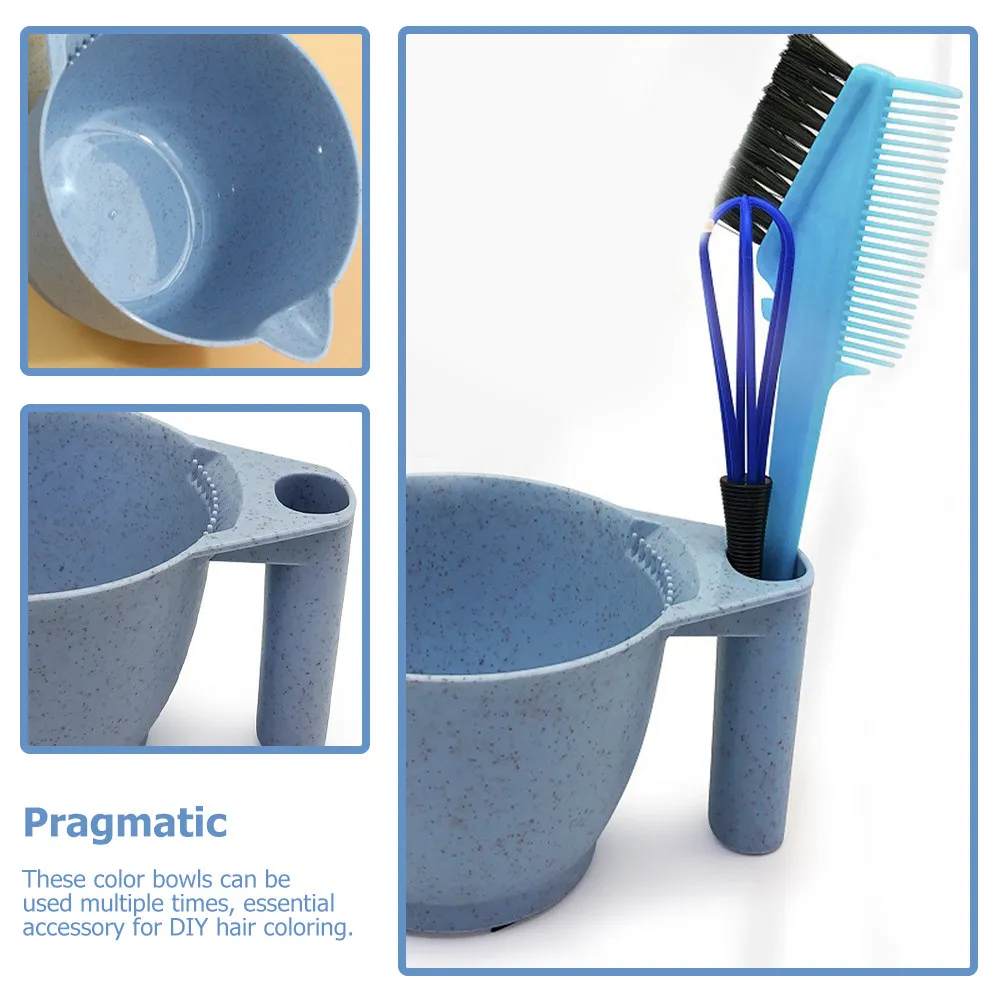 2pcs Hair Tint Mixing Bowl for Salon & DIY Hair Dye – Ergonomic Design, Durable Plastic Coloring Bowl 4