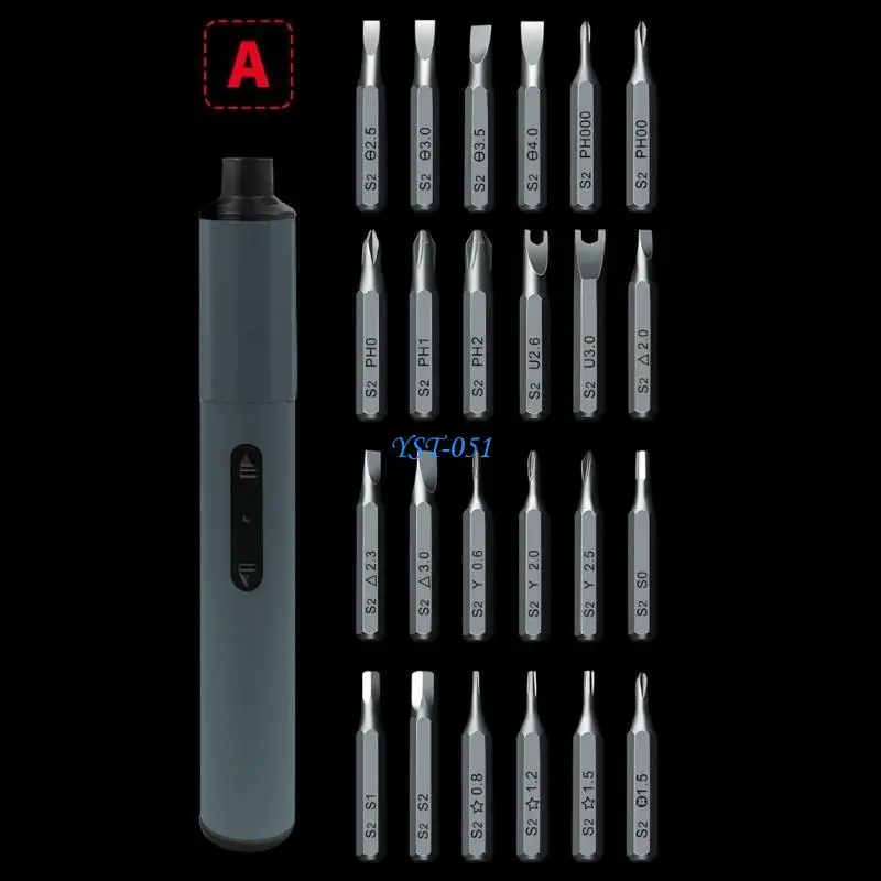 E15A 50 In 1 Electric Screwdriver Rechargeable Quiet Motor Compact Design For DIY Repair
