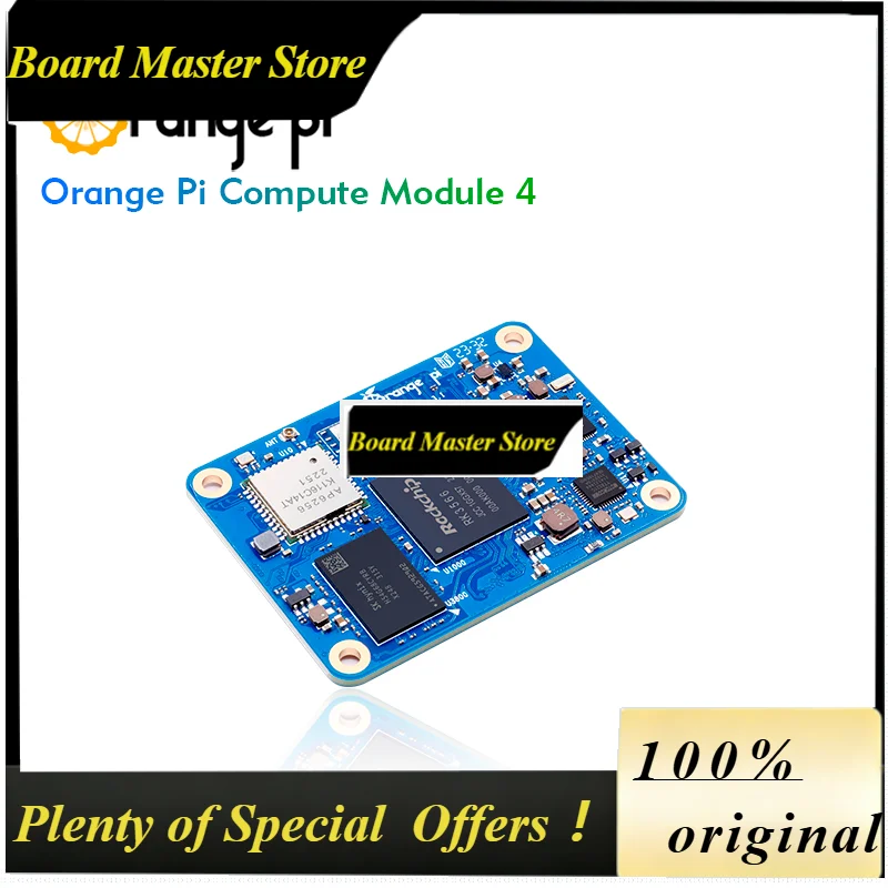 BoMaSOrange Pi CM4 Compute Module 4 With WiFi5+BT5.0 BLE RK3566 Quad-Core 64-bit Processor CM4 Core Board