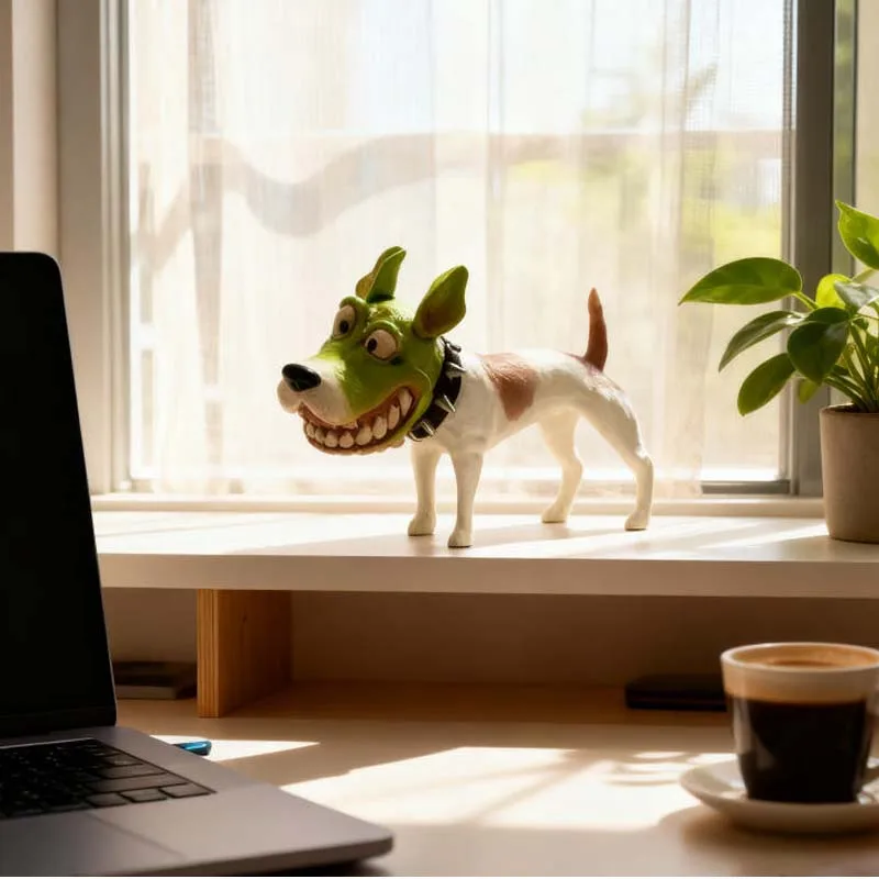 Figurki akcji Mask Dog, statuetka, lalka akcji, model anime 7 cm, używane do dekoracji biurka i jako prezenty dla dzieci.