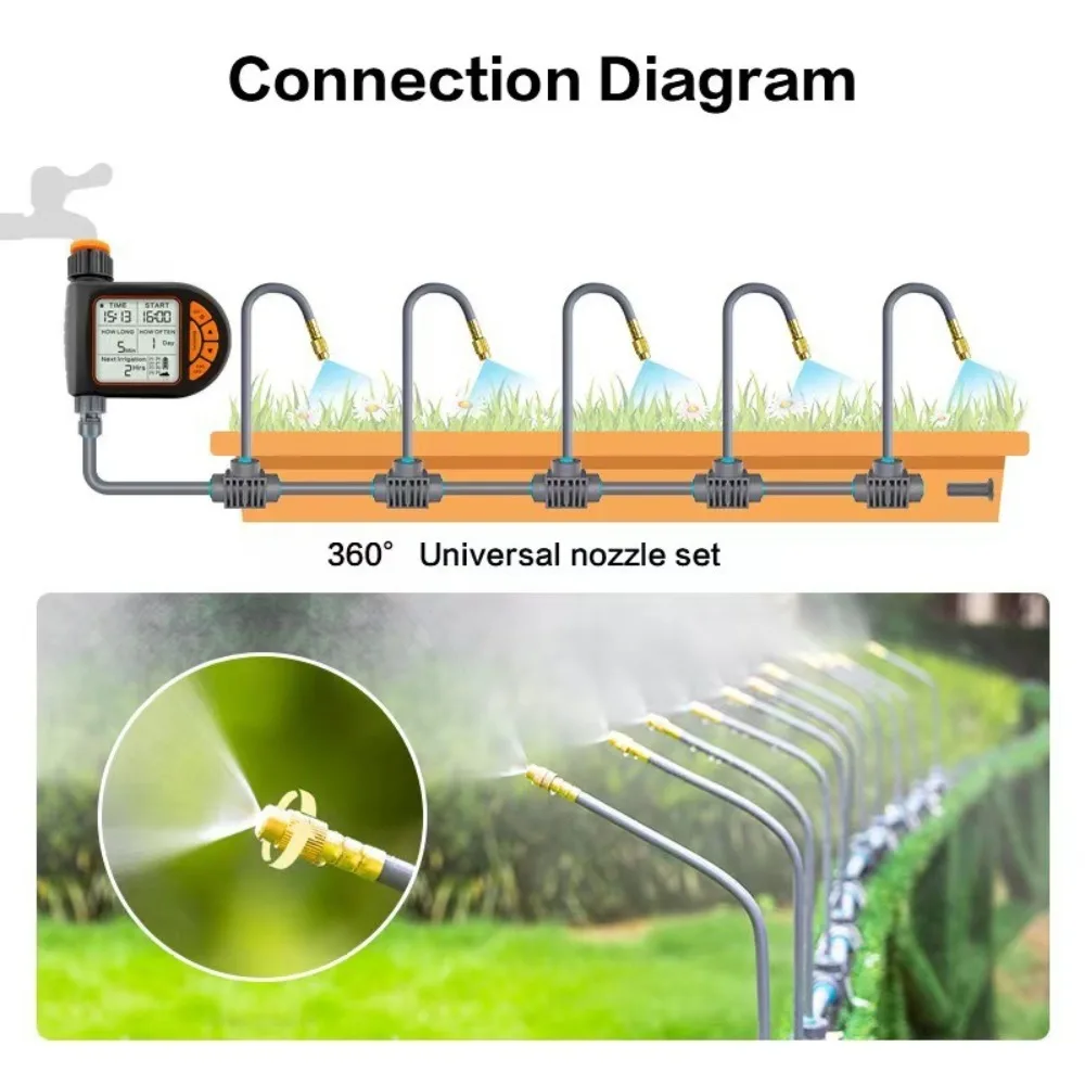 Digital Smart Timer Water Sprinkler Water Saving Durable Automatic Water Irrigation Controller Professional
