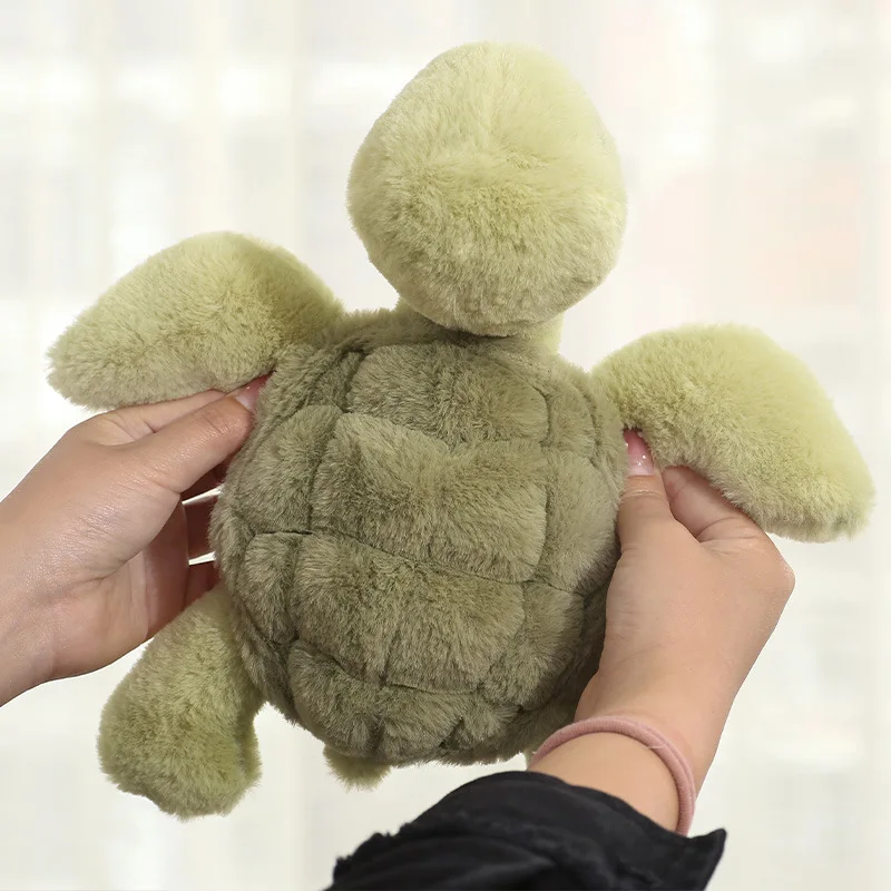 Ins Cream Cute Little Turtle Doll Plush Toys For Children Sleep Soothing Doll Pillow Room Decoration Children's Birthday Gifts