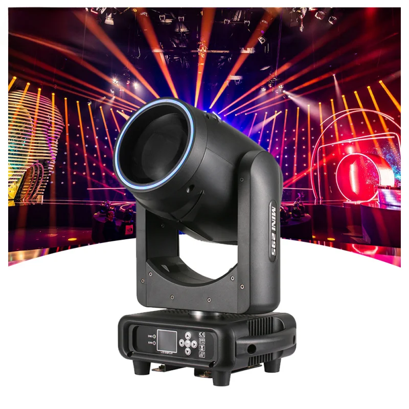 2025 295 واط شعاع LED حلقة أضواء الإسقاط الزفاف KTV DJ DMX512 وضع التحكم 295 14R