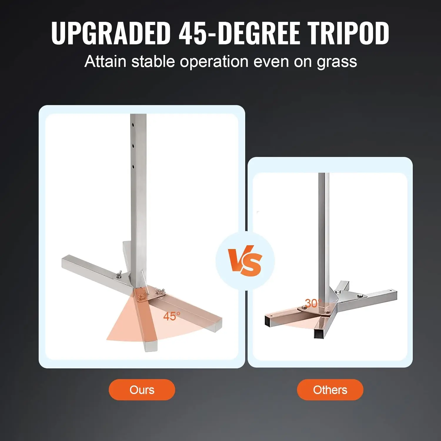 Kit de grelha elétrica para churrasco de 46 ", kit de grelhar resistente com capacidade de 90 lbs, motor automático de 42 W e Univer ajustável em altura