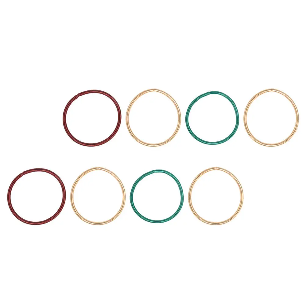 8Pcs Steel Spring Bracelets Elastic Hand Rings Comfortable Wrist Massage Decoration Party School Home Use Steel Bracelets