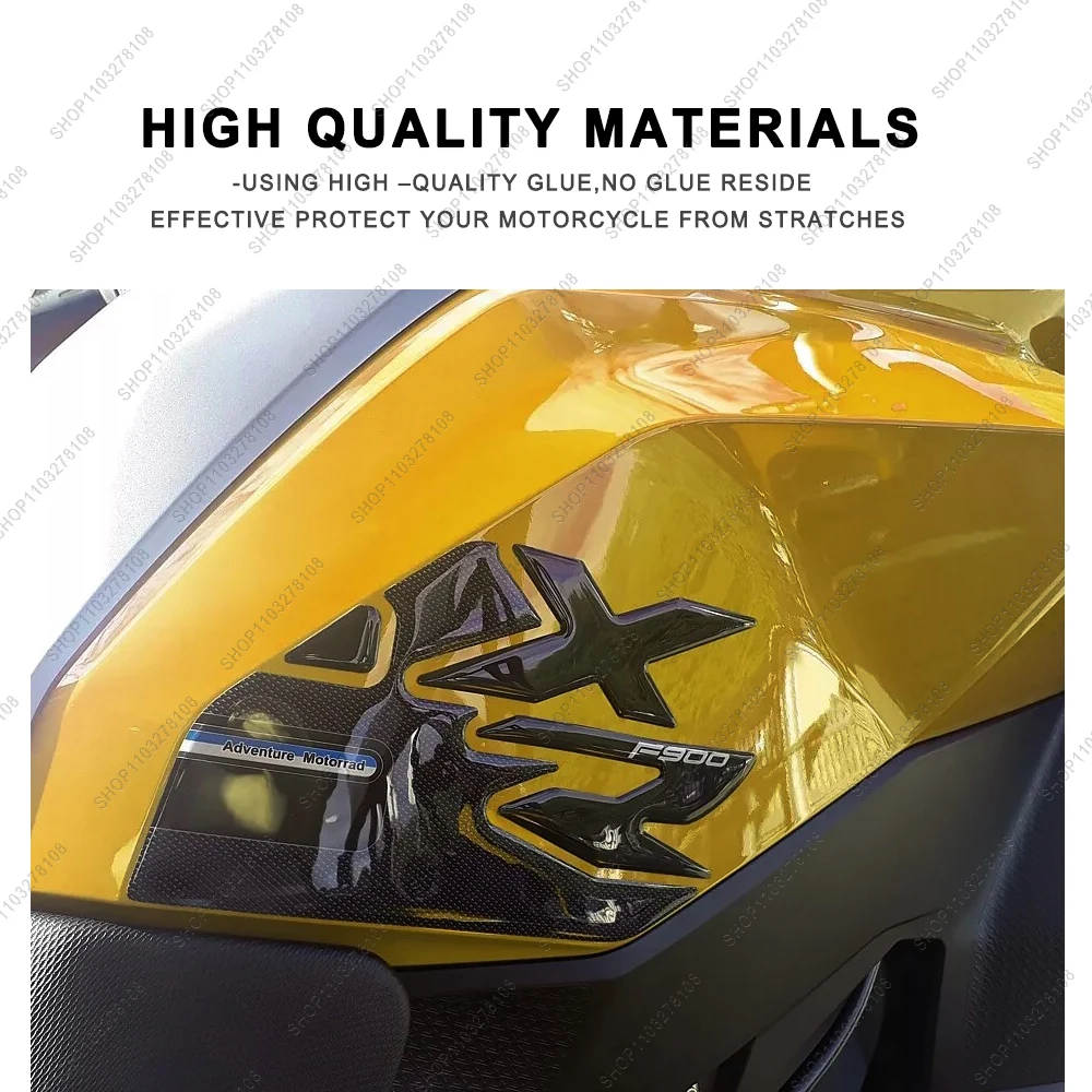 F900XR Sticker Motorfiets Accessoires 3D Epoxyhars Sticker kit Voor BMW F900 XR brandstoftank Pad Sticker
