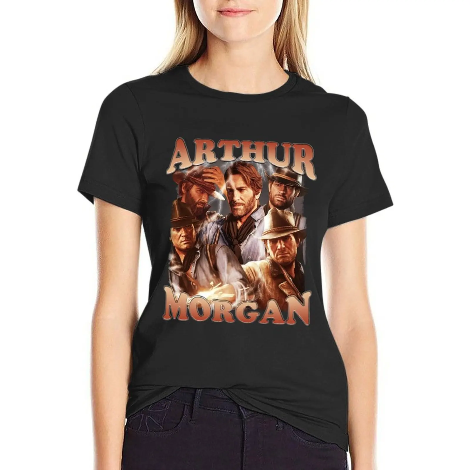 Arthur Morgan Red Dead Redemption T-Shirt lady clothes Blouse cute t-shirts for Women