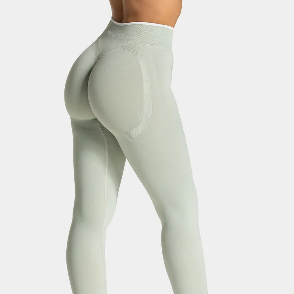 

TEYEO Logo-Embellished Women's Slim-Fit Peach Booty Leggings - High-Waisted, Tummy-Control & Shaping for Yoga